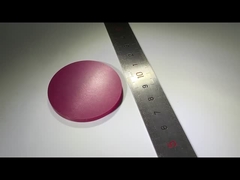 Ti+ Al2O3 Saffier Wafer, Saffier Kristallen Glas Lens Gedoteerd Titanium