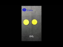 Custom Zirconia (ZrO2) keramische malen met precisie lasergravering en markering