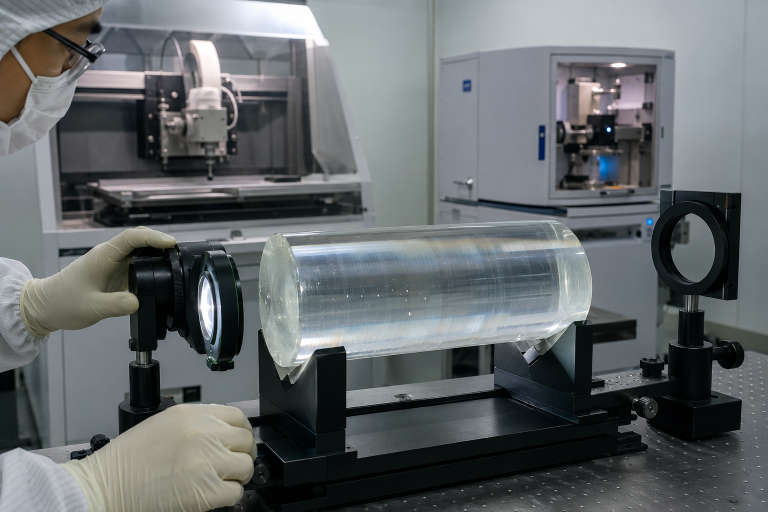 Laatste bedrijfsblogs Sapphire Boule Inspection Before Wafer Processing: Crystal Orientation, Bubble Defects, Stress and Usable Yield
