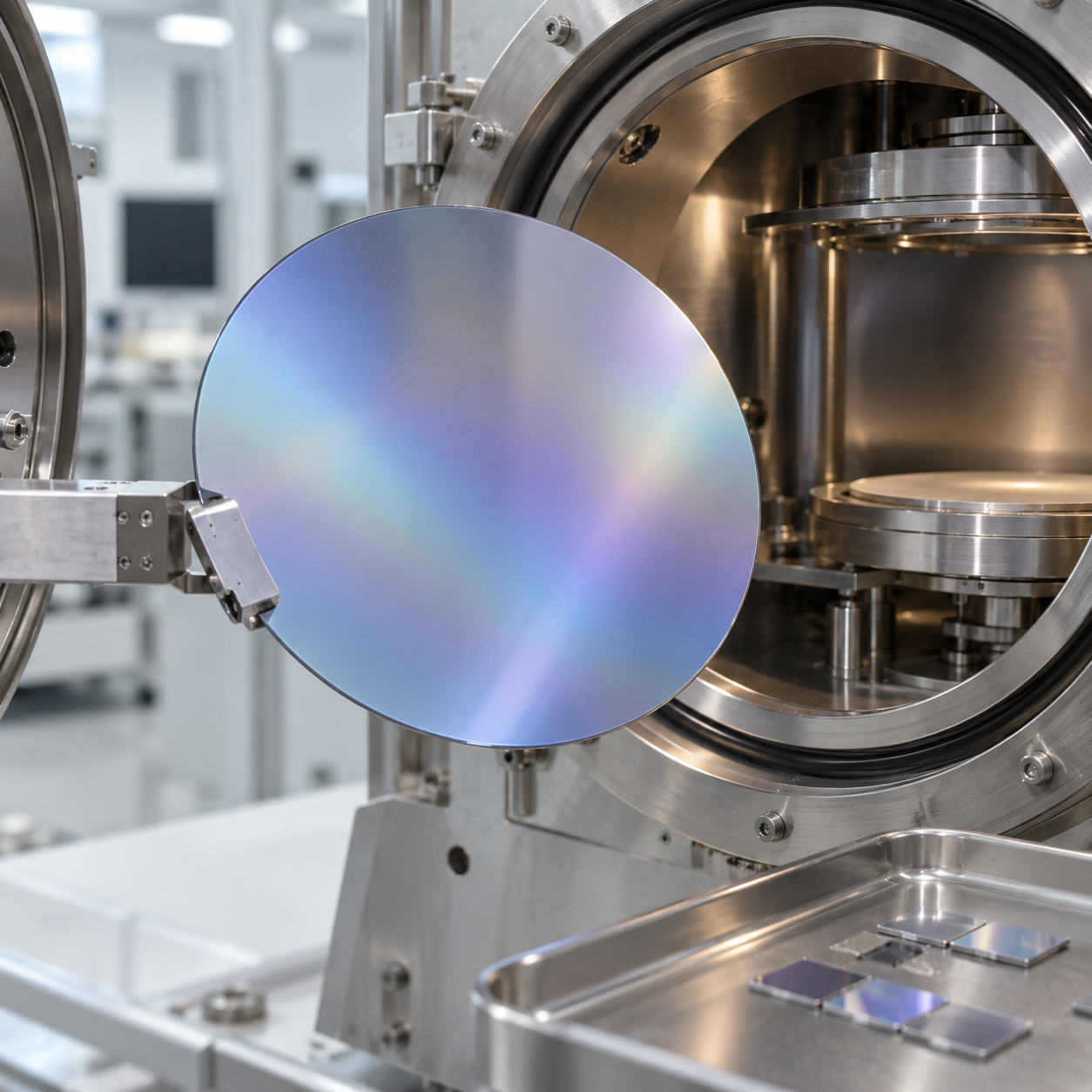 Laatste bedrijfsblogs AlScN-on-Silicon Wafers for RF Filters and Ferroelectric Memory: Scandium Content, Film Stress, Crystal Polarity and Waf