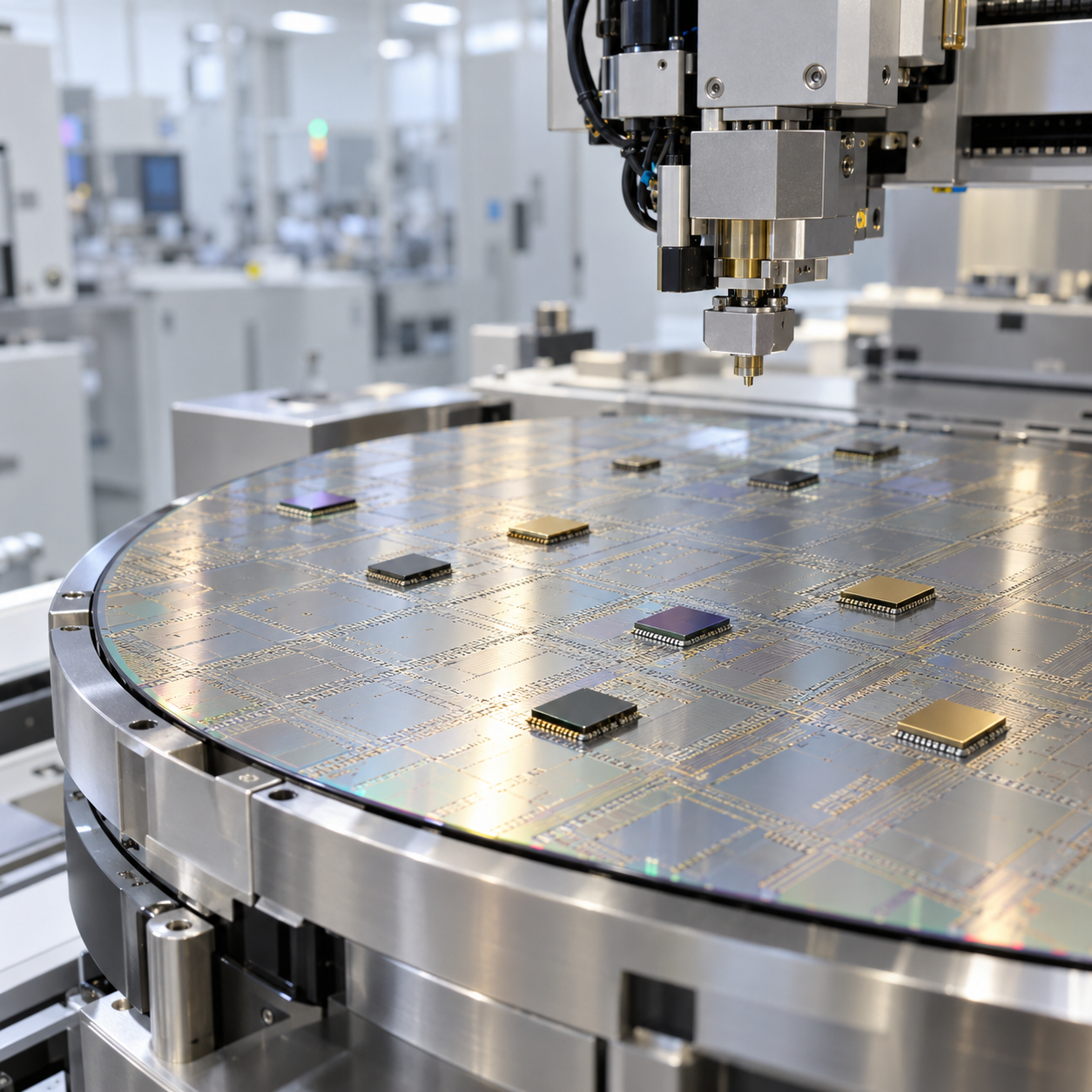 Laatste bedrijfsblogs III-V Chiplet Integration on 300mm RF Silicon Interposers: InP, GaAs and GaN Die Bonding, Surface Flatness and Thermal M