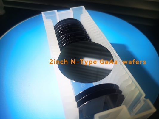 kopen 4inch GaAs Arsenide van het Wafeltjesgallium Substratendsp N type P type online vervaardiging