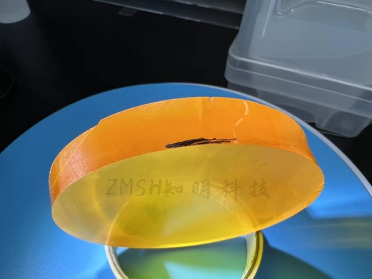 kopen Aangepaste Groottelaser Optische Gele Sapphire Crystal For Laser Rods online vervaardiging