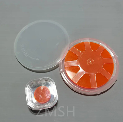 kopen Transparante Oranje GaP-wafers zonder doppingsysteem P Type N Type 200um 350um 5G licht uitstralend online vervaardiging