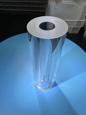 kopen Op maat gemaakte Al2O3 saffierglasbuis met precisie-groef online vervaardiging