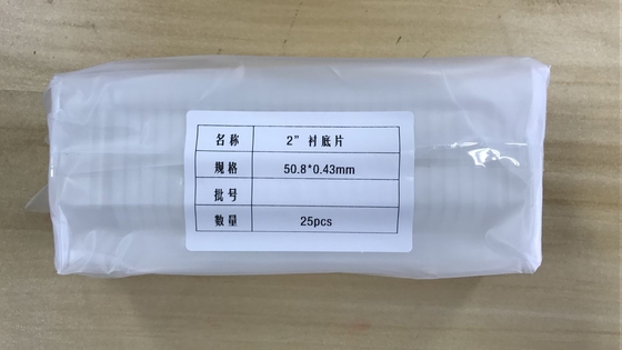 kopen Saphiren wafer Dikte 0,43 mm Saphiren componenten Op maat gemaakte grootte en oriëntatie online vervaardiging