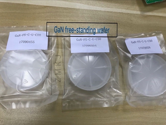 kopen HVPE-het Wafeltje van GaN van het Galliumnitride, Gan-Spaander Vrije Bevindende 10 x 10 mm-Grootte online vervaardiging