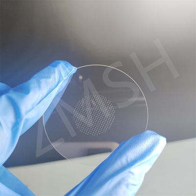 kopen 2 inch saffieren wafer met gat C-vlak Al2O3 monocristallijn 9.0 hardheid online vervaardiging
