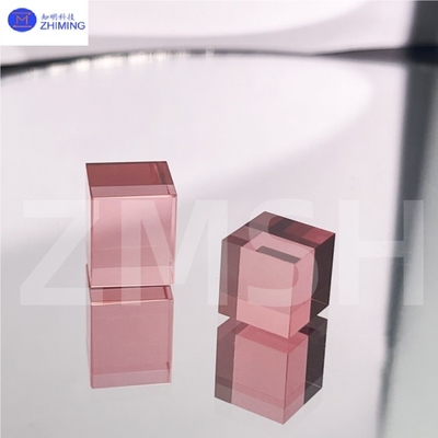 kopen Sakura Roze Lab-Grown Edelsteen Ruwe gekleurde saffier materiaal Hoge transparantie online vervaardiging