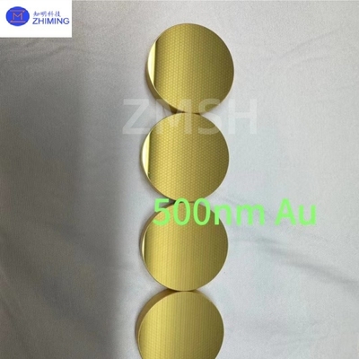 kopen Si-Gold Plated Silicon Wafers 2 inch 4 inch 6 inch 8 inch Metal Coating Materials Au online vervaardiging