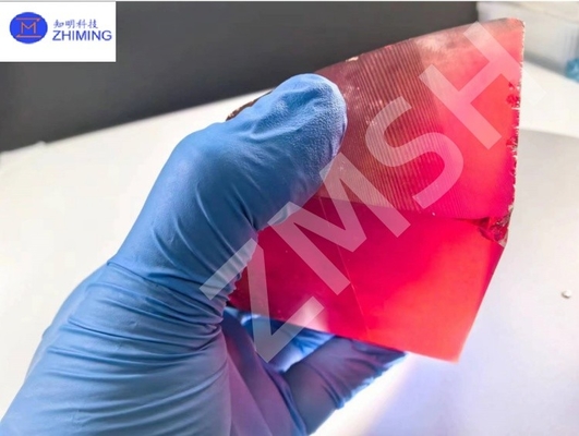 kopen Laboratoriumgeteelde ruwe saffieren onbesneden roze-oranje paparadscha Al2O3 enkelkristalliën Hoge hardheid online vervaardiging