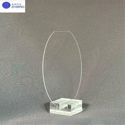 kopen 4-inch kwarts wafer diameter 100mm gesmolten silica wafer voor halfgeleiderfabricage online vervaardiging
