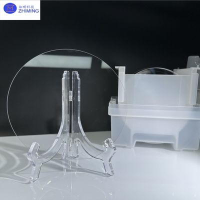 kopen 6 inch warmtebestendige transparante monokristallijn kwarts kristal substraat voor SAW apparaten online vervaardiging