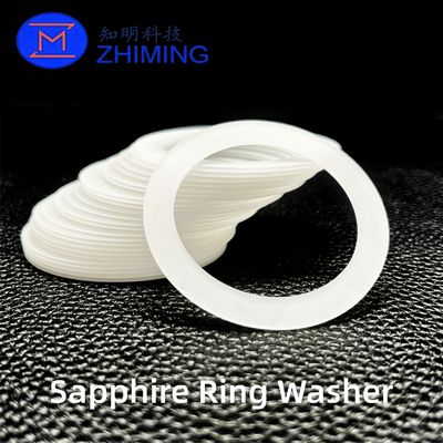 kopen Custom Sapphire Ring Washer ️ slijtagebestendige, isolerende enkelkristallige Al2O3-component online vervaardiging