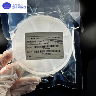 kopen 4-inch C-Plane SSP Sapphire Wafer voor GaN / III-Nitride Epitaxy online vervaardiging