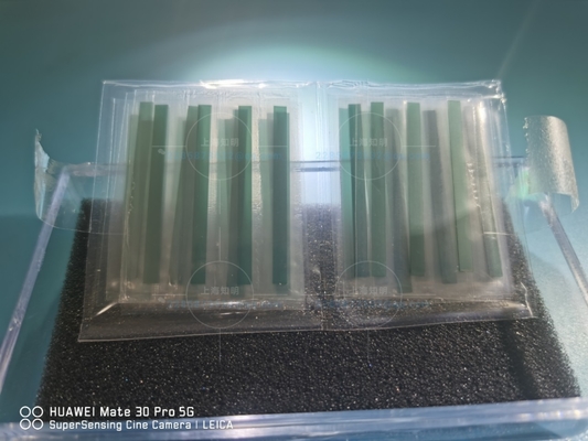 kopen de 5x40mm Aangepaste wafeltjes van het vorm sic Kristal 4 H-N Sic Substrates-spaanders online vervaardiging