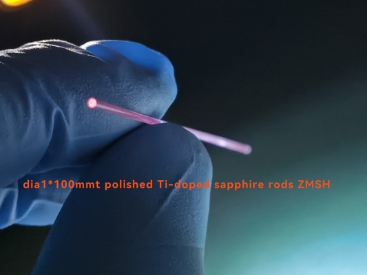kopen De oppervlakte poetste Dia1*100mm Ti3 Gesmeerde Sapphire Rod Lens voor Laser op online vervaardiging