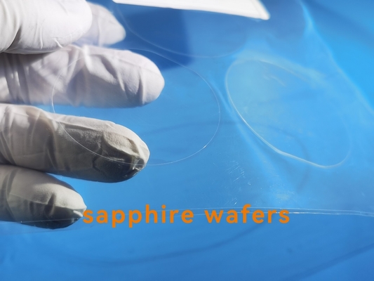 100um 170um 200um DSP Sapphire Wafers Ultrathin Thickness 2inch