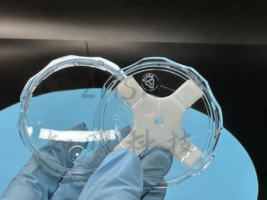 4inch Sapphire Wafer Single Tray-PE/pp-Doos Enige Verpakking