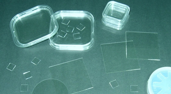 Vierkant 10 de Saffierwafeltje 0.5mm van X10 Mm Dikteal2o3 Enig Kristallens