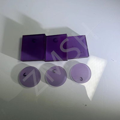 Saphir Optische ramen Violette ramen Hoogwaardige hardheid Transparante horloge Glasoppervlak gepolijst