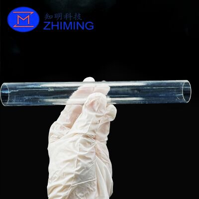 Customizable KY-Grown Sapphire Tubes High Hardness, Polished, Superior Thermal & Mechanical Properties